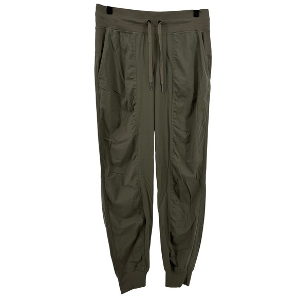 lululemon athletica Pants - Lululemon Dance Studio Mid-Rise Jogger Carob Brown Green Women 6 Active W5ENMS
